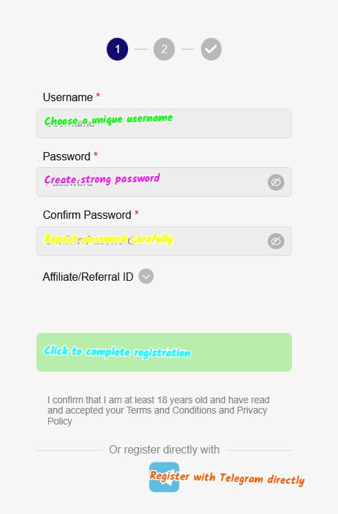 Aw8 sign up login screenshot 1