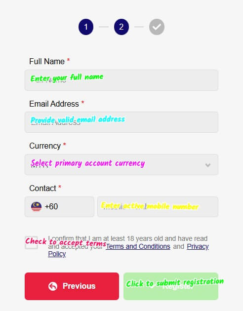 Aw8 sign up login screenshot 2