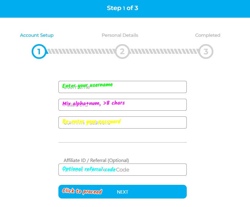 md88 sign up login screenshot 1