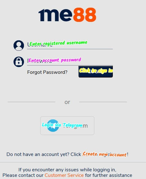 me88 sign up login screenshot 2