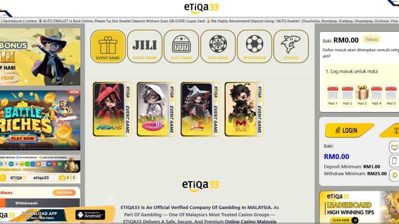 Etiqa33 screenshot 1