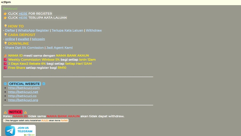 bet4cuci screenshot 5