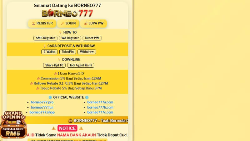 borneo777 screenshot 5