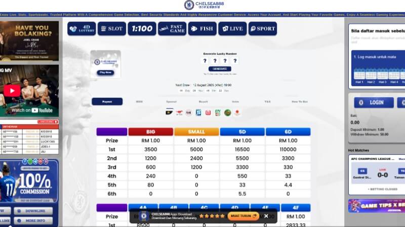 chelsea888 screenshot 1