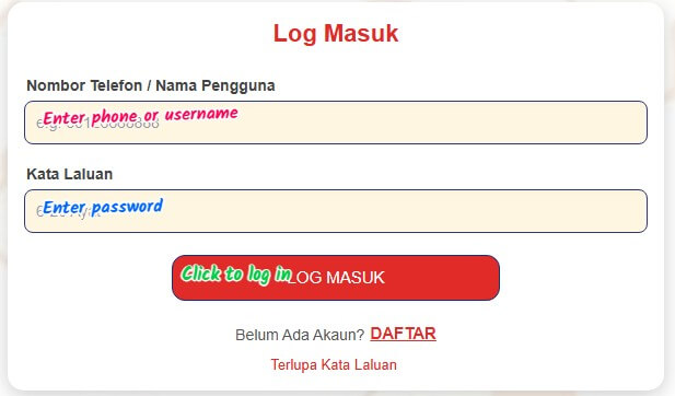 gardenia888 sign up login screenshot 2