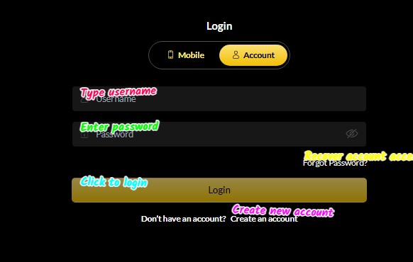 goat77 sign up login screenshot 4