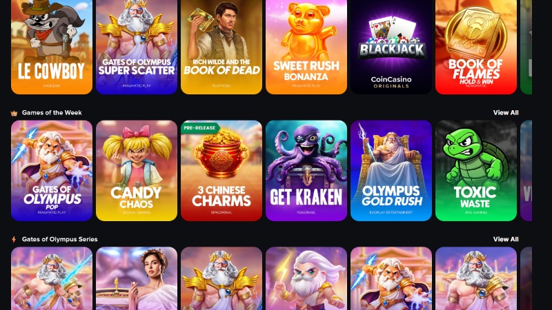 coincasino games