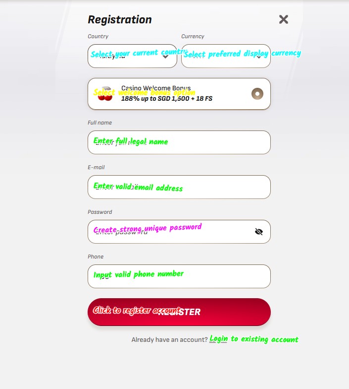 longfun88 register guide
